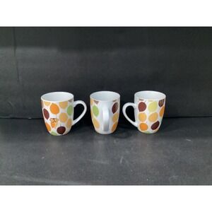 Rachael Ray Little Hoot Coffee Cups Mugs Set of‎ 3